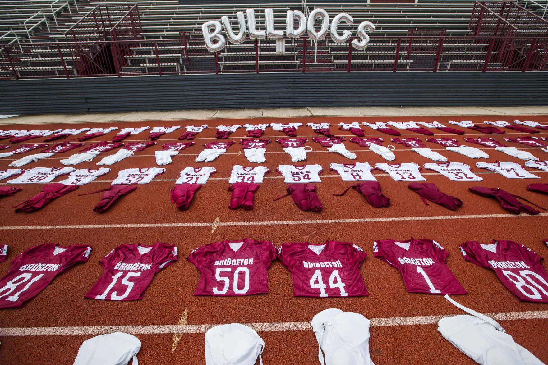 New Jerseys for the Bridgeton Bulldogs